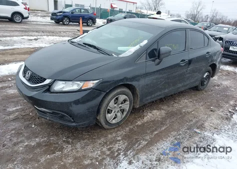 2014 Honda Civic Lx z USA, uszkodzony, nr VIN 19XFB2F50EE235452